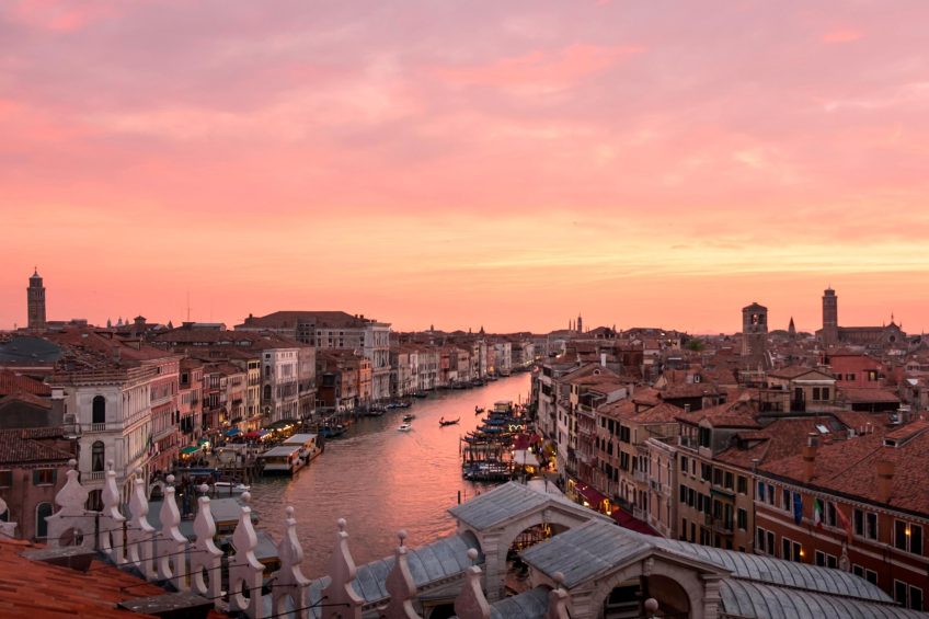 The St. Regis Venice Luxury Hotel - Venice, Italy - The Grand Canal In Venice Sunset