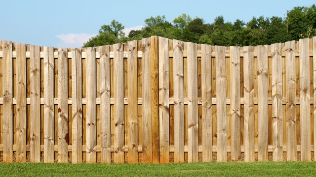 Wooden Yard Fence