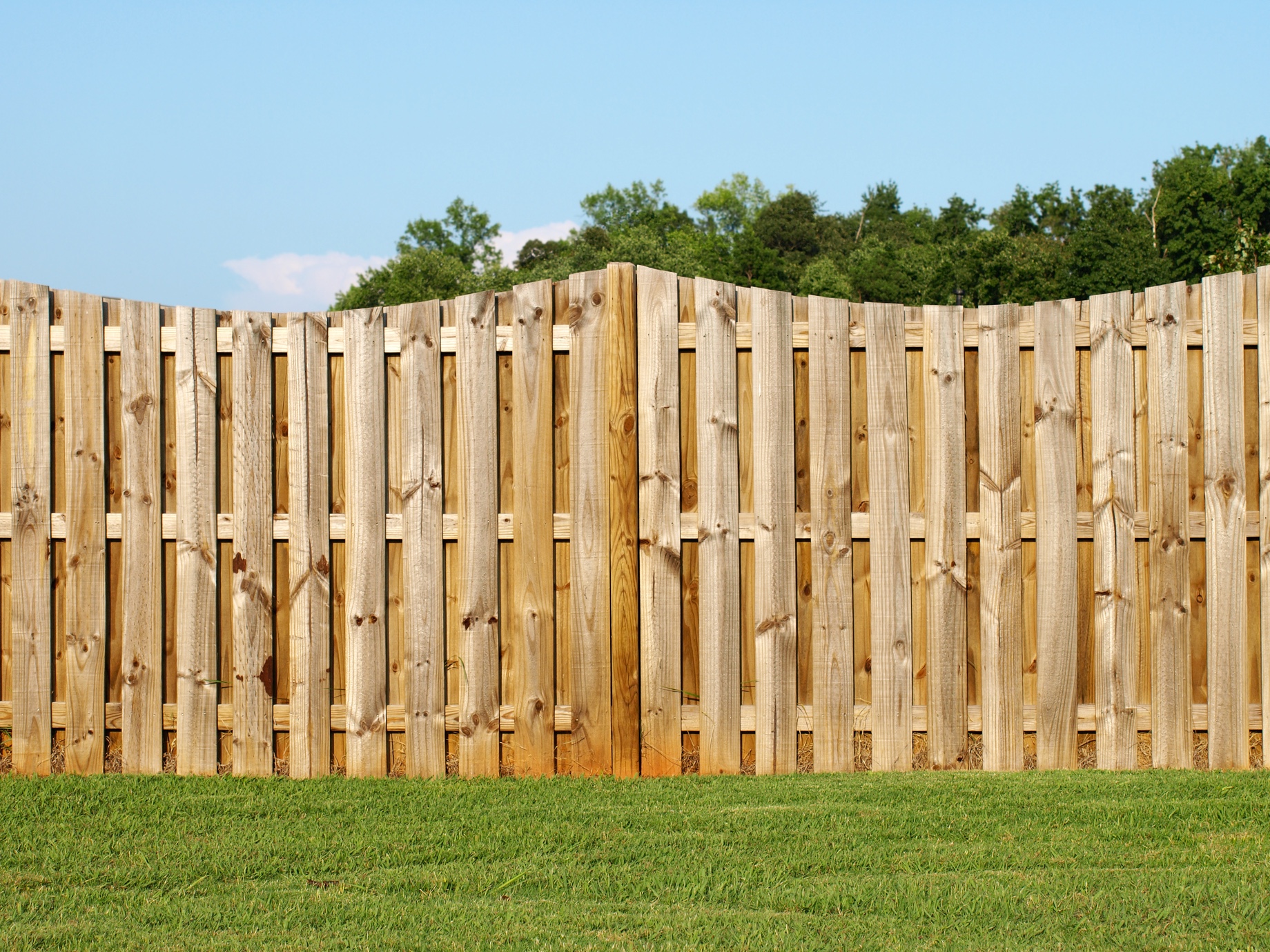 Wooden Yard Fence