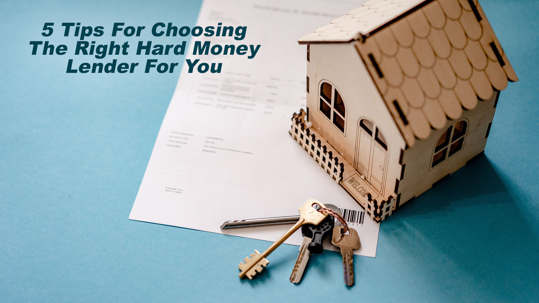 5 Tips For Choosing The Right Hard Money Lender For You
