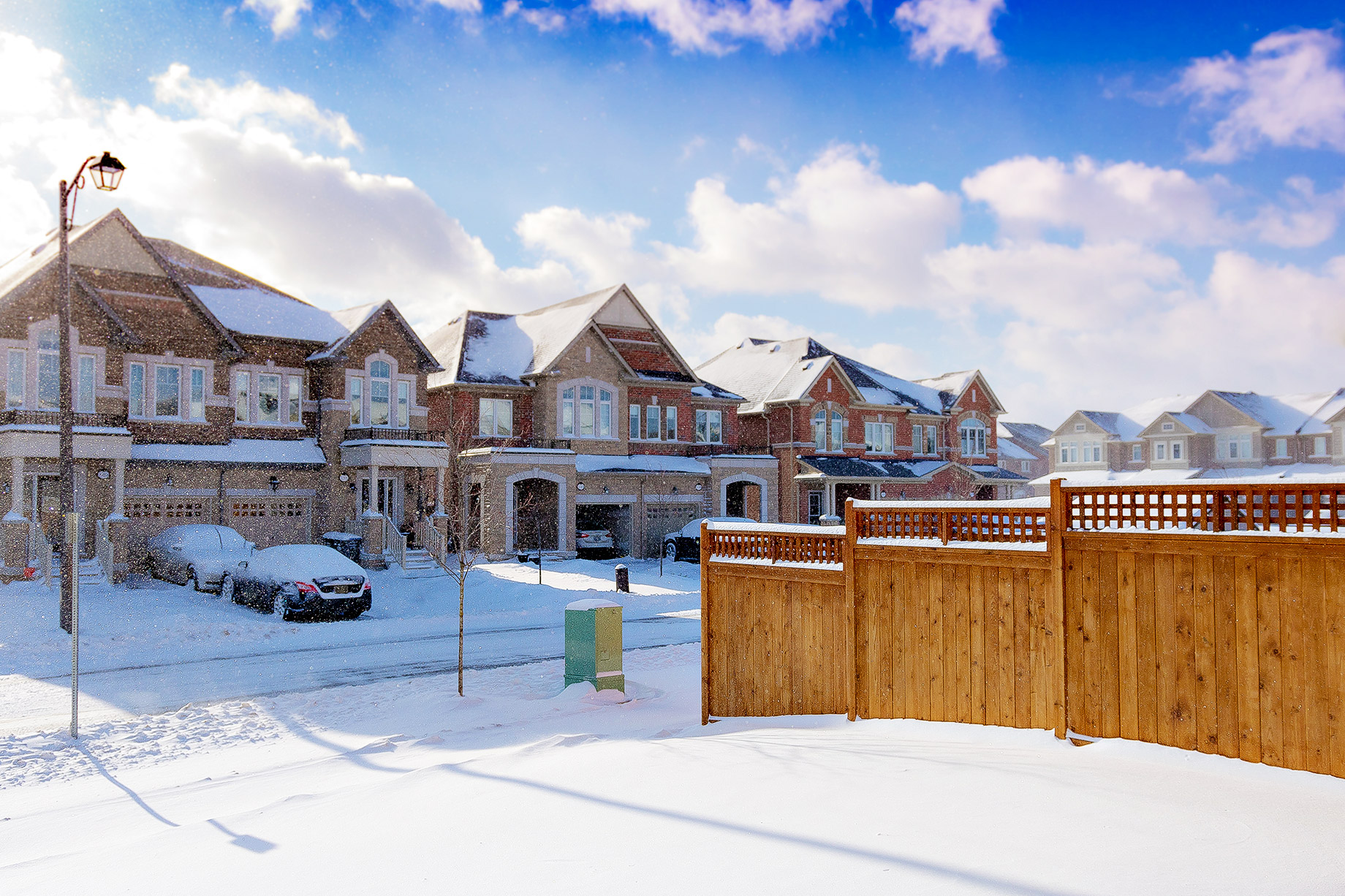 Snowy Neighbourhood