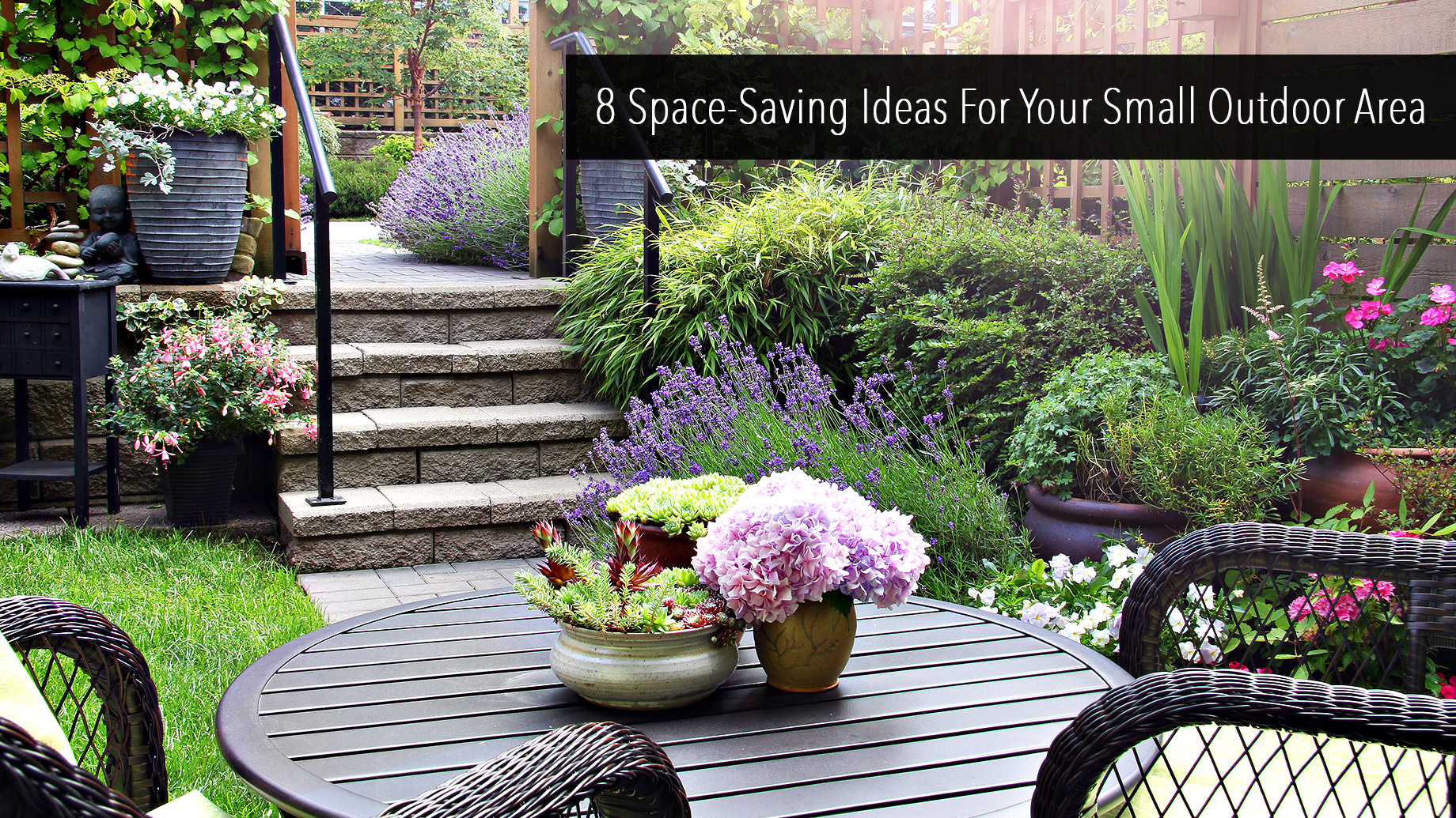 8 Space-Saving Ideas For Your Small Outdoor Area