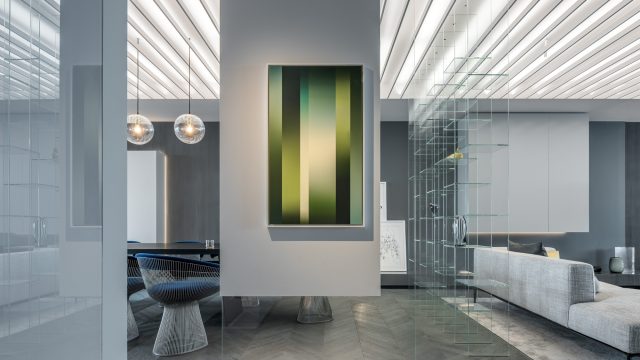 Shades of Grey Apartment Interior Design Shanghai, China - Ippolito Fleitz Group