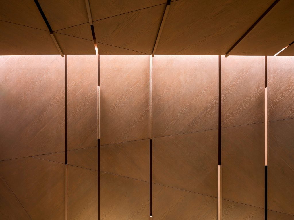 Shades of Grey Apartment Interior Design Shanghai, China - Ippolito Fleitz Group - Wall Detail