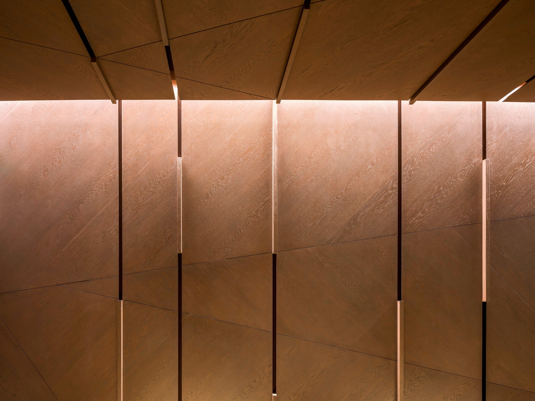 Shades of Grey Apartment Interior Design Shanghai, China – Ippolito Fleitz Group – Wall Detail