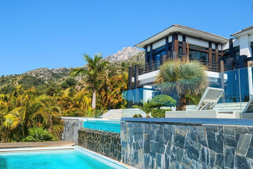 Villa Beata Luxury Residence - Cascada de Camojan, Marbella, Spain - Property Mountain View