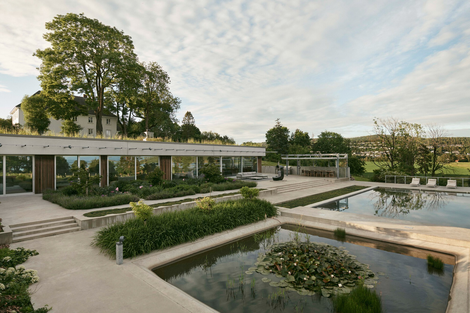 Invisible Villa Aa Luxury Residence - Vestfold, Norway - Pool Deck