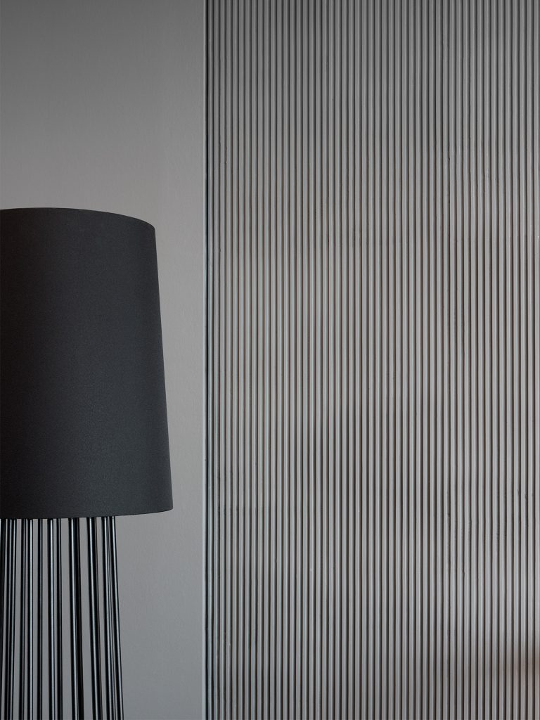 Shades of Grey Apartment Interior Design Shanghai, China - Ippolito Fleitz Group - Floor Lamp Shade