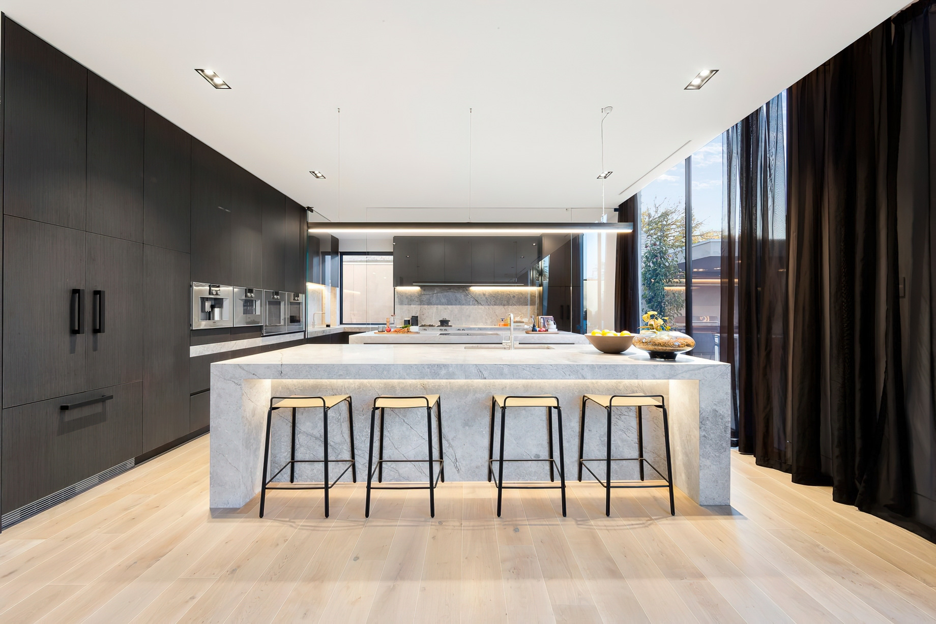 009 – Modern Contemporary Residence – 7 Teringa Place, Toorak, VIC, Australia – Kitchen