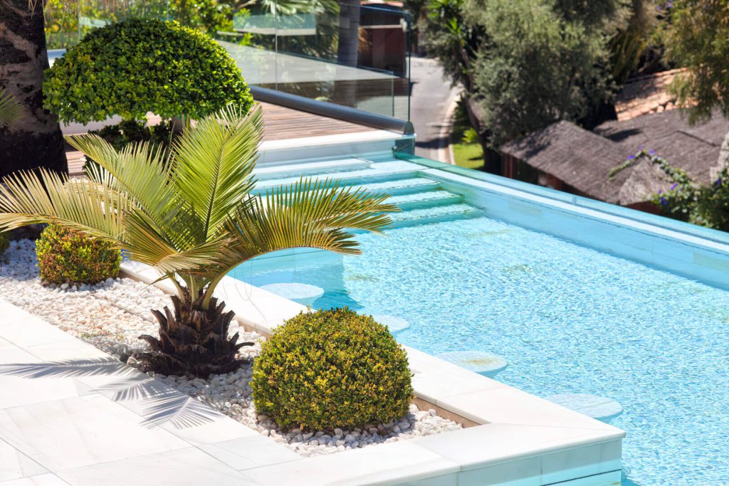 010 - Villa Beata Luxury Residence - Cascada de Camojan, Marbella, Spain - Exterior Pool Deck