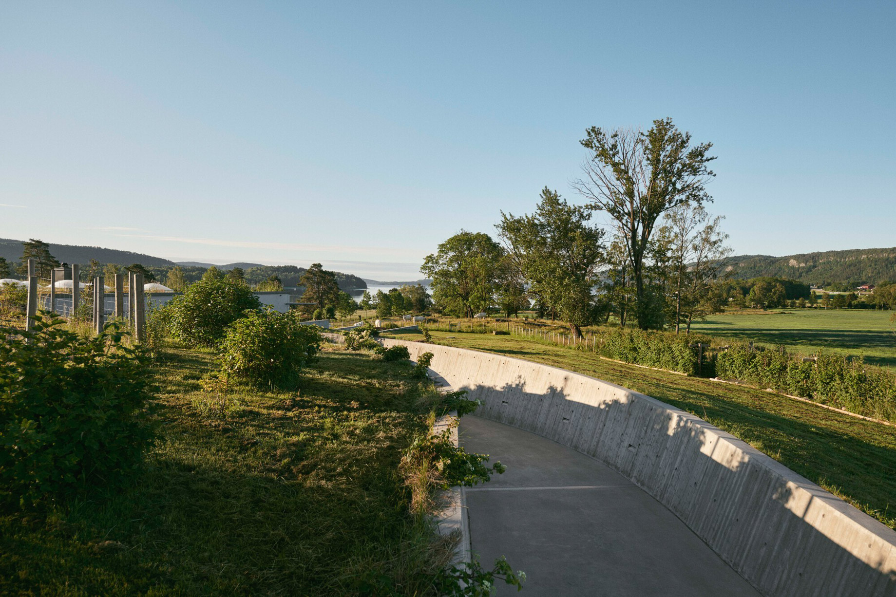 Invisible Villa Aa Luxury Residence – Vestfold, Norway – Concrete Pathway