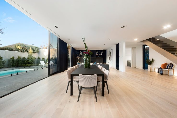 012 - Modern Contemporary Residence - 7 Teringa Place, Toorak, VIC, Australia - Living Area