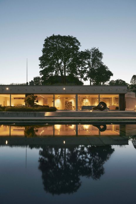 Invisible Villa Aa Luxury Residence - Vestfold, Norway - Pool Deck Dusk