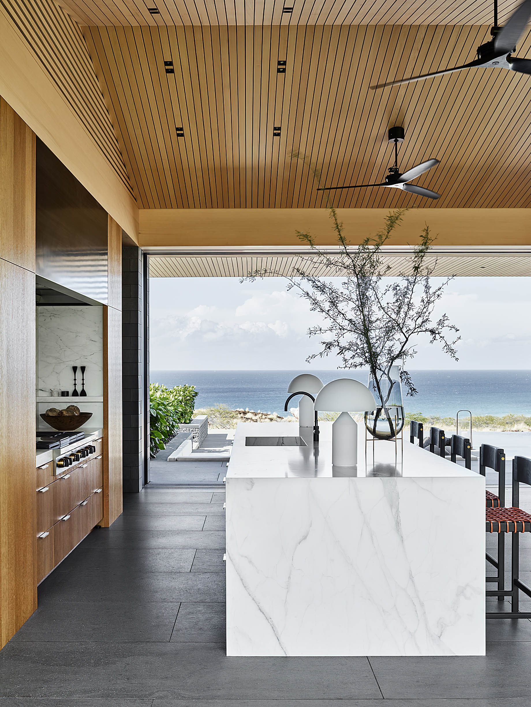 Kua Bay Luxury Residence – Kona Coast, Hawaii, USA – Kitchen Island