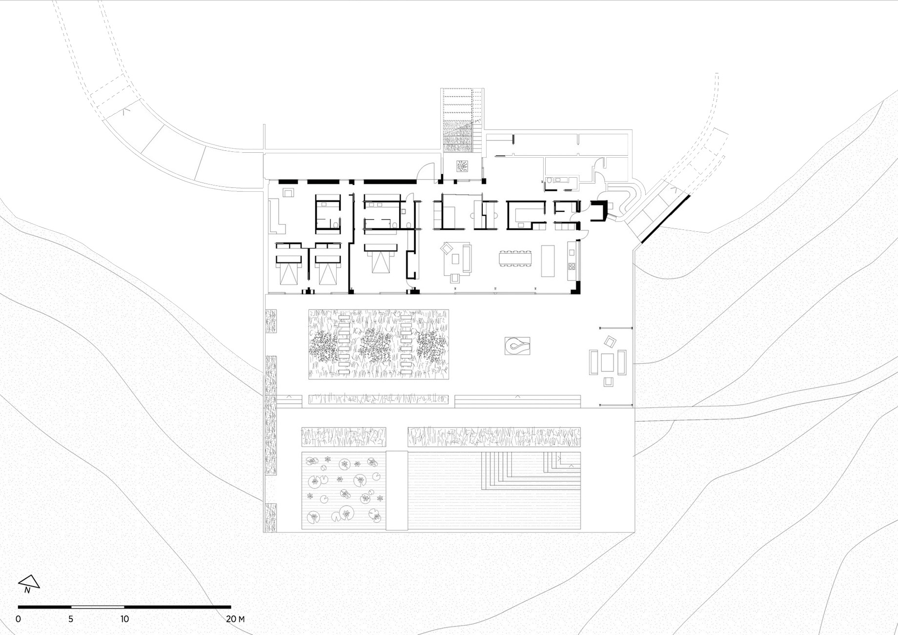 Invisible Villa Aa Luxury Residence - Vestfold, Norway - Ground Floor Plan