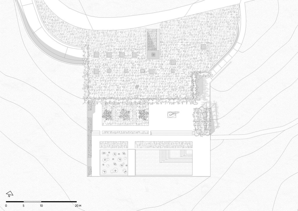 Invisible Villa Aa Luxury Residence - Vestfold, Norway - Deck Floor Plan