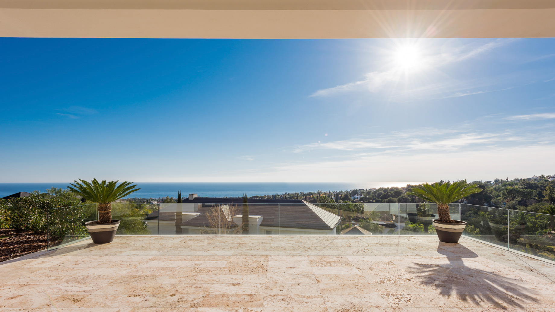 017 – Villa Camojan Luxury Residence – Cascada de Camojan, Marbella, Spain – Exterior Terrace Ocean View