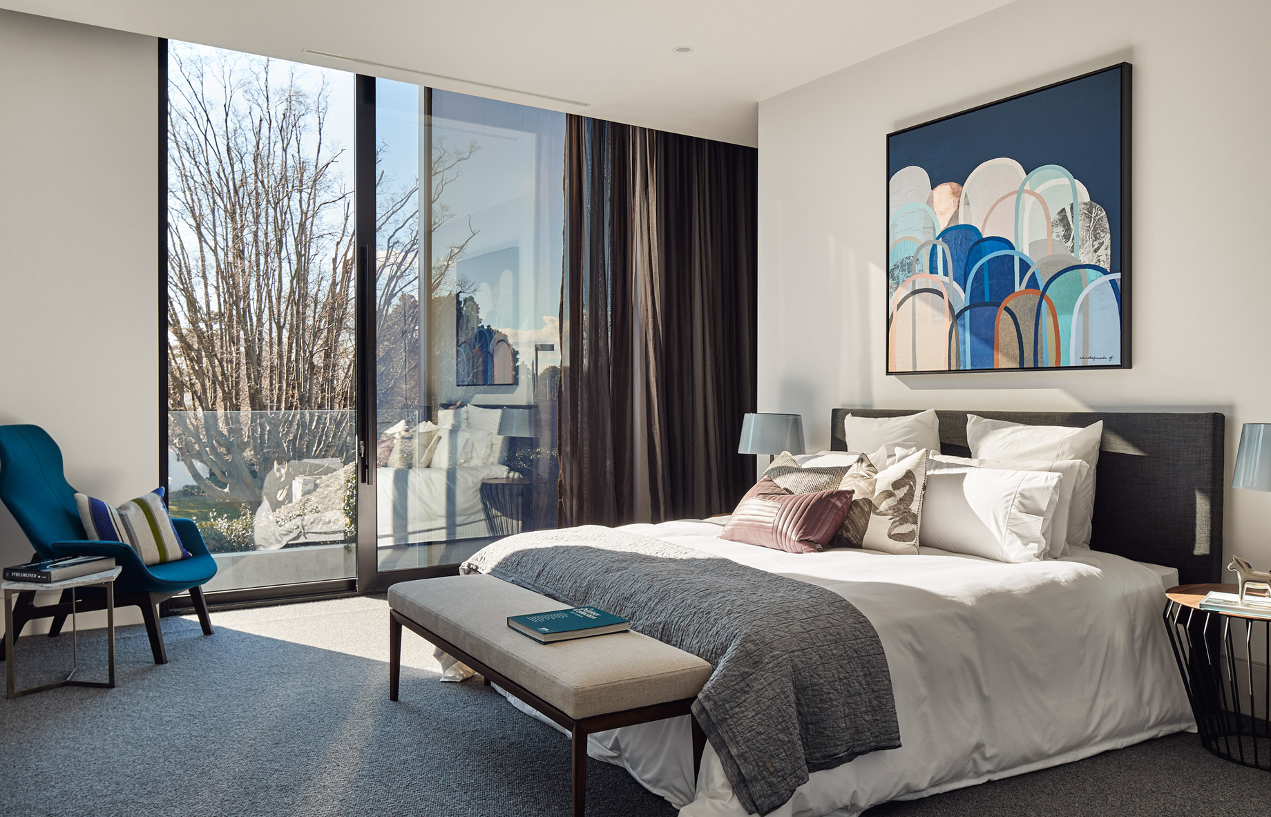 018 – Modern Contemporary Residence – 7 Teringa Place, Toorak, VIC, Australia – Bedroom