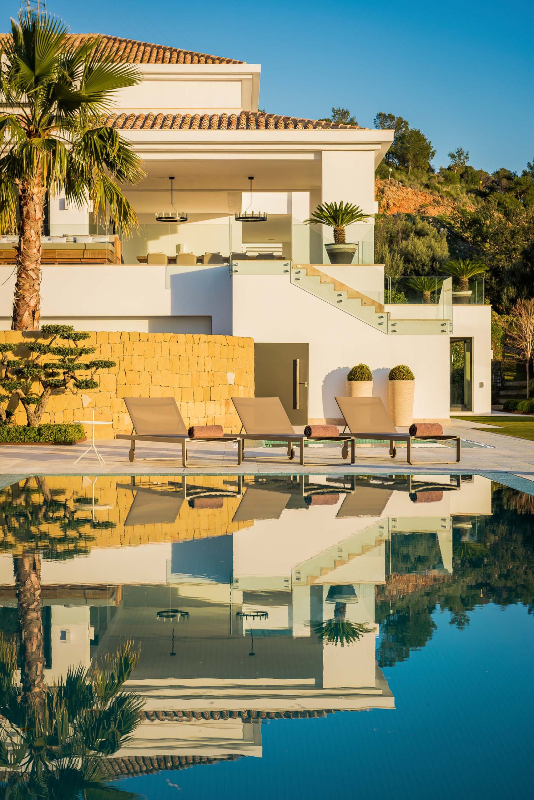 021 – Villa Camojan Luxury Residence – Cascada de Camojan, Marbella, Spain – Outdoor Pool Deck