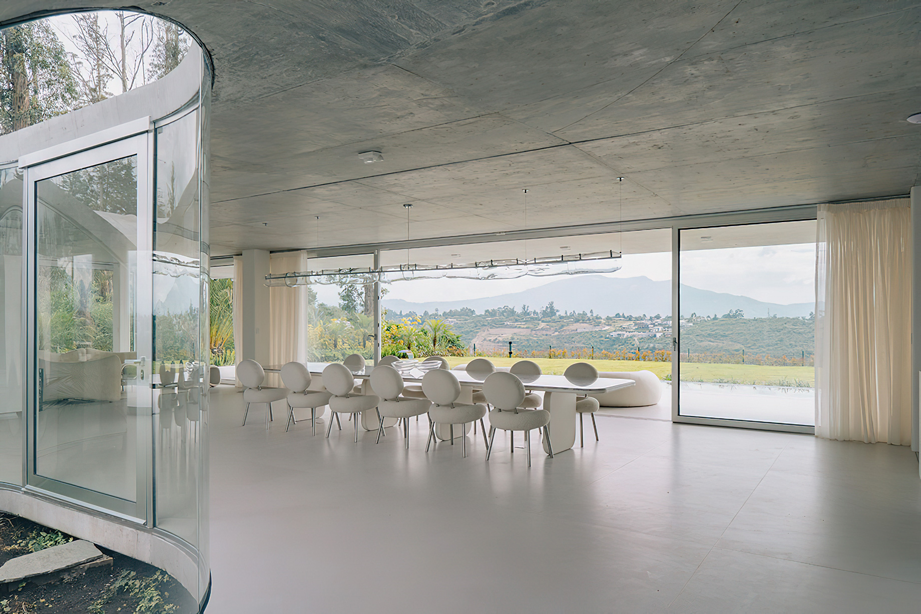 Magnolia House Luxury Residence – Puembo, Ecuador – Dining Room View