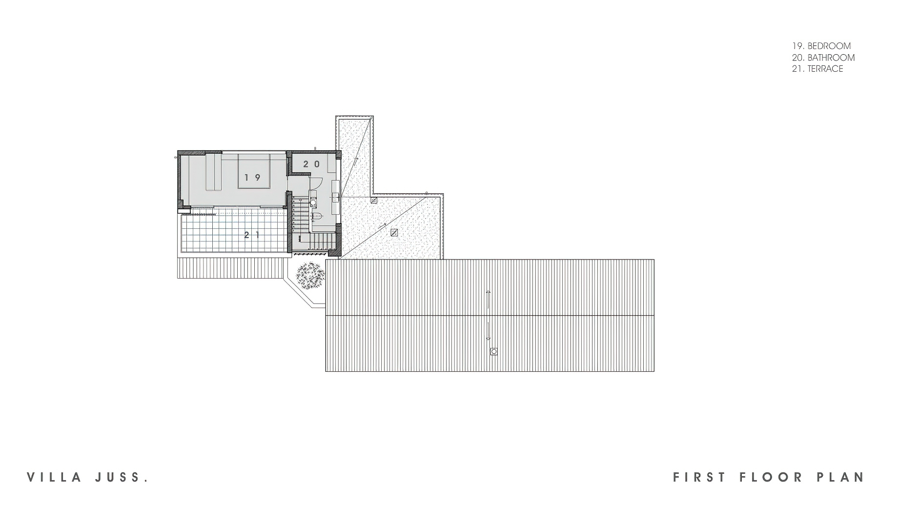 Villa Juss Modern Mediterranean Residence – Izmir, Turkey – First Floor Plan