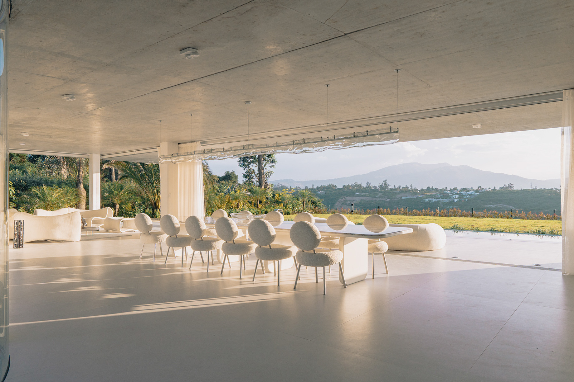 Magnolia House Luxury Residence – Puembo, Ecuador – Indoor Outdoor View
