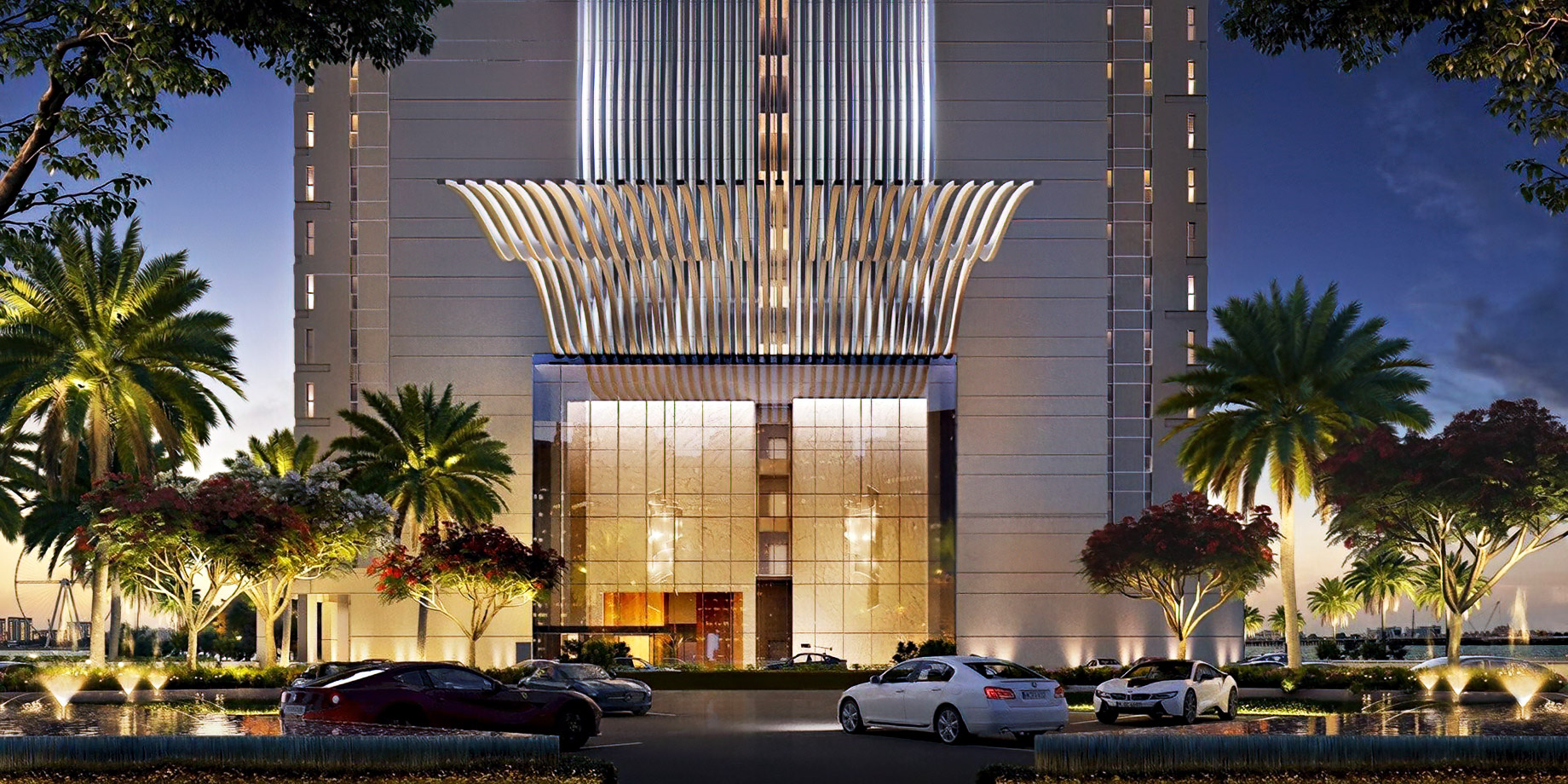 1 JBR - Jumeirah Beach Residence - Lobby Entrance - Dubai, United Arab Emirates