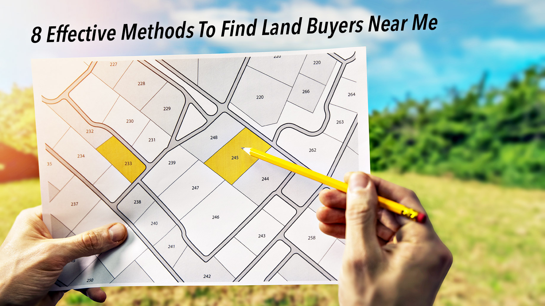 8 Effective Methods To Find Land Buyers Near Me