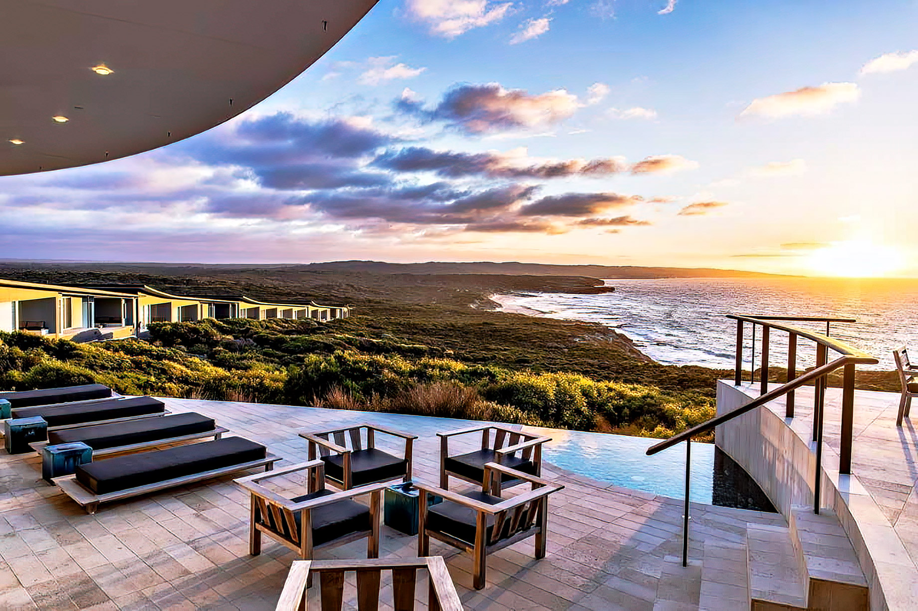 Southern Ocean Lodge - Kangaroo Island, Australia - Poolside Ocean View