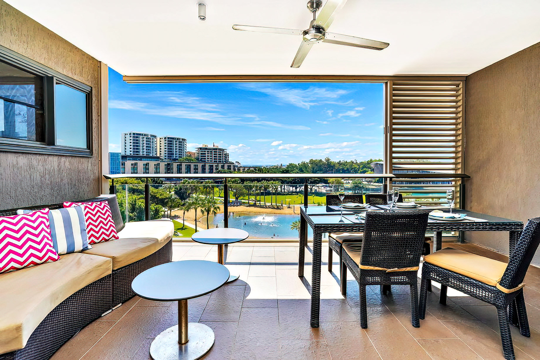 Darwin Waterfront Luxury Suites - Darwin, Northern Territory, Australia - Private Terrace Beach Ocean View
