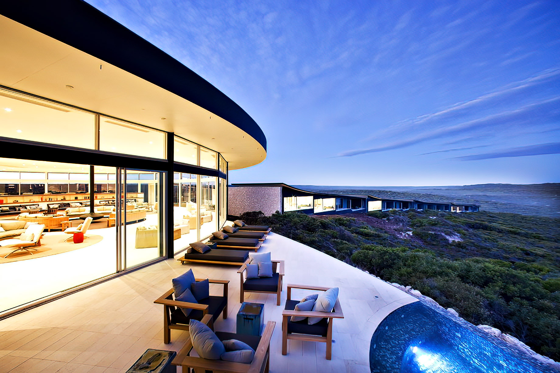 Southern Ocean Lodge - Kangaroo Island, Australia - Poolside Ocean View