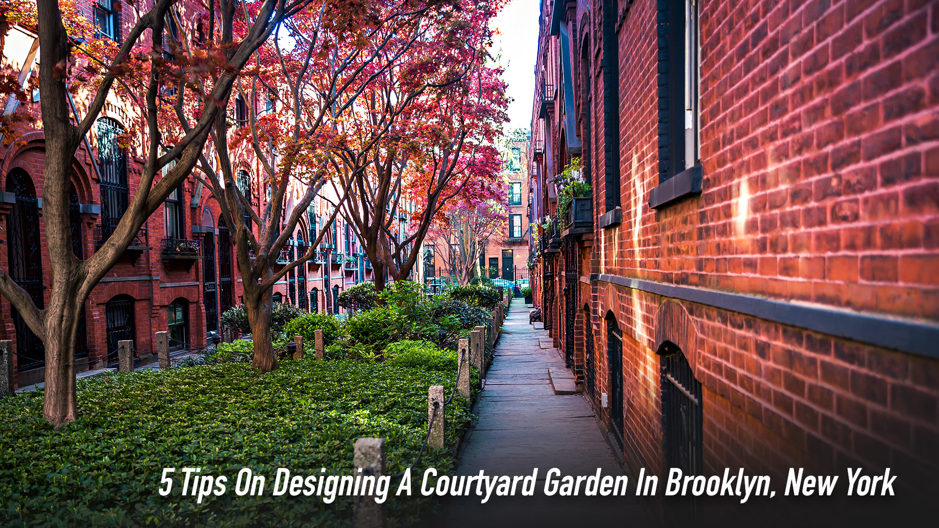 5 Tips On Designing A Courtyard Garden In Brooklyn, New York