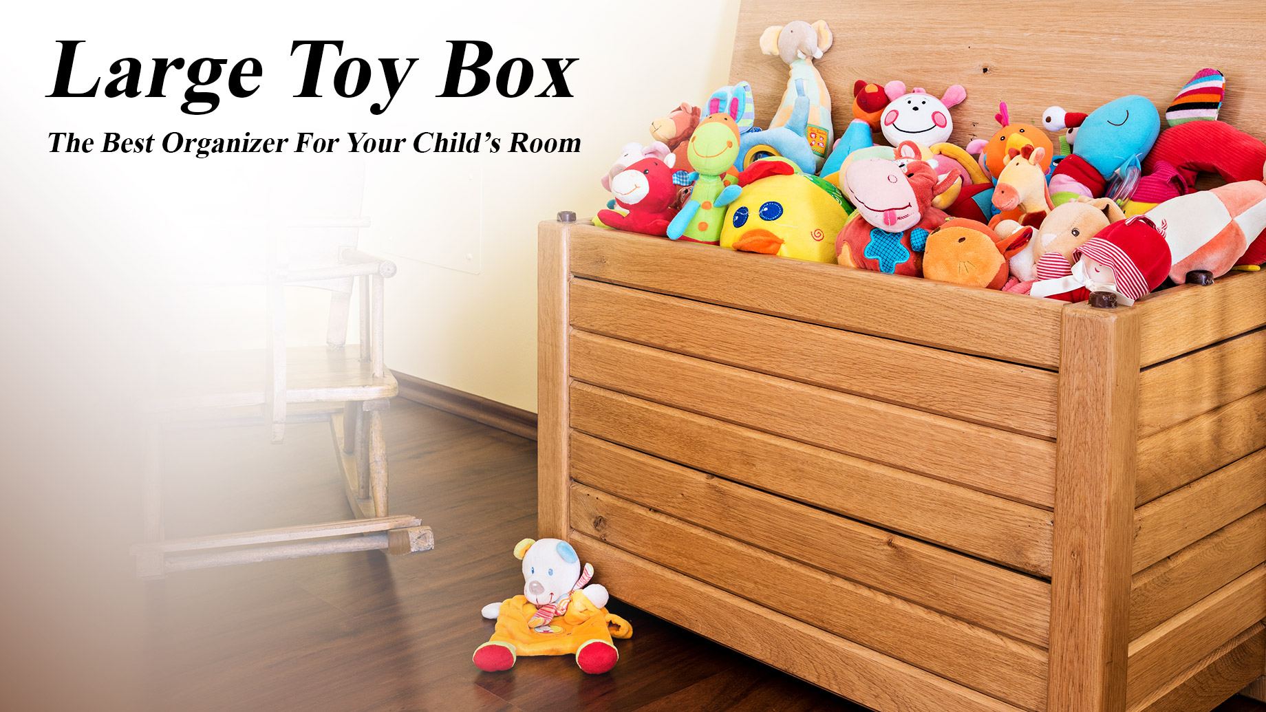 Large Toy Box - The Best Organizer For Your Child's Room