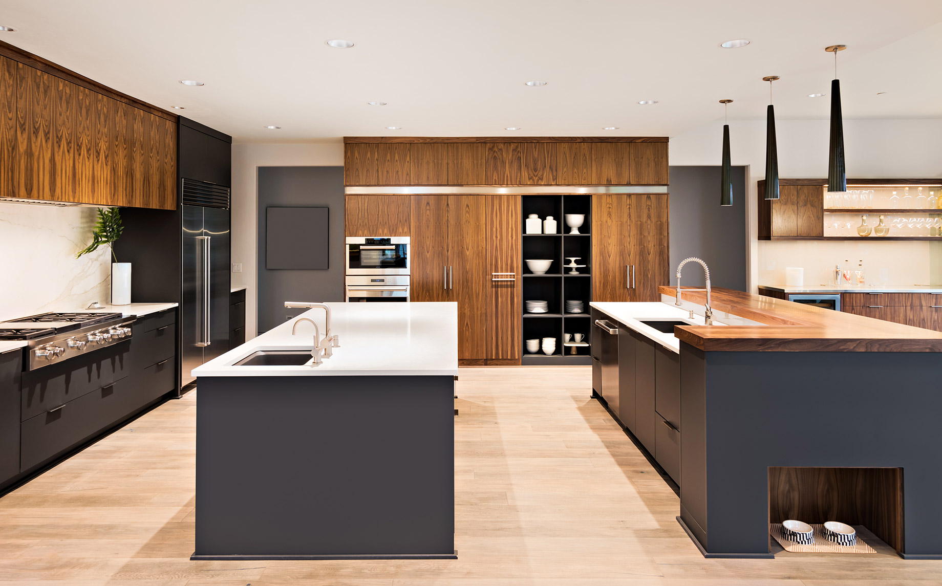 Luxury Dual Kitchen Workspace