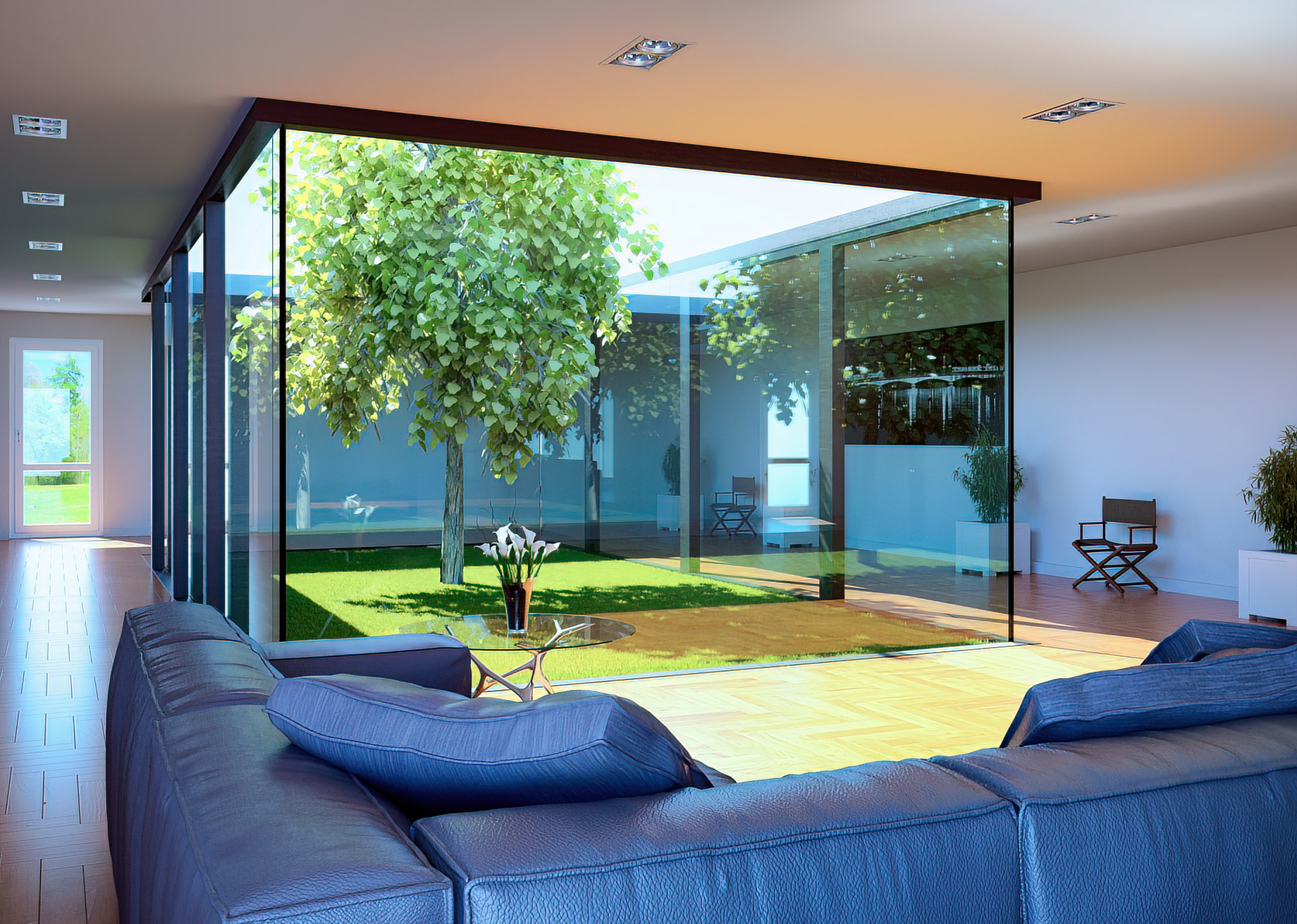 Luxury Loft with Atrium Garden Inside