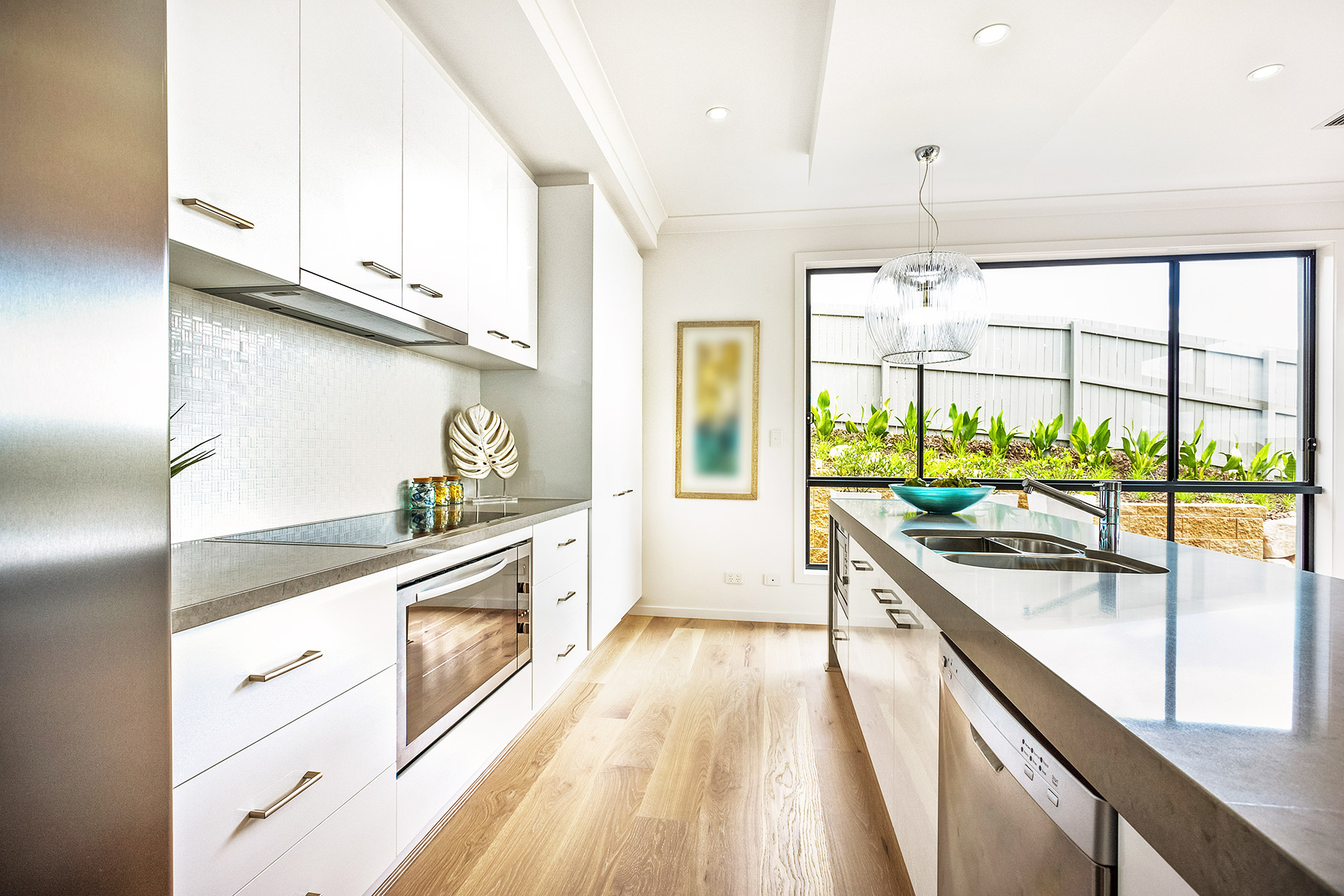 Modern Galley Kitchen Layout