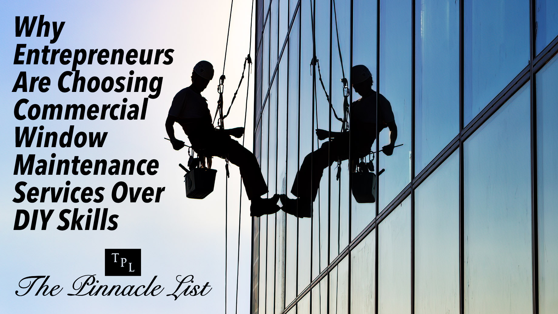 Why Entrepreneurs Are Choosing Commercial Window Maintenance Services Over DIY Skills