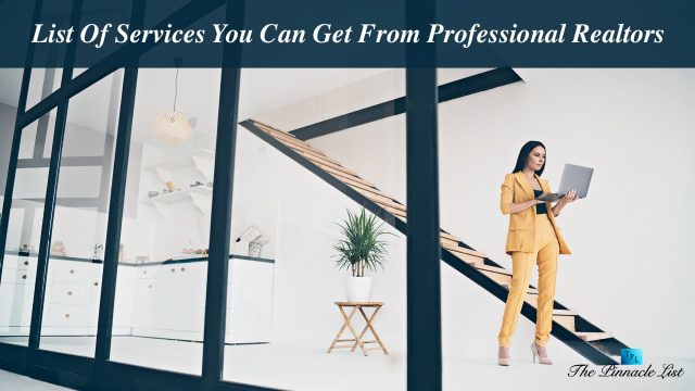 List Of Services You Can Get From Professional Realtors