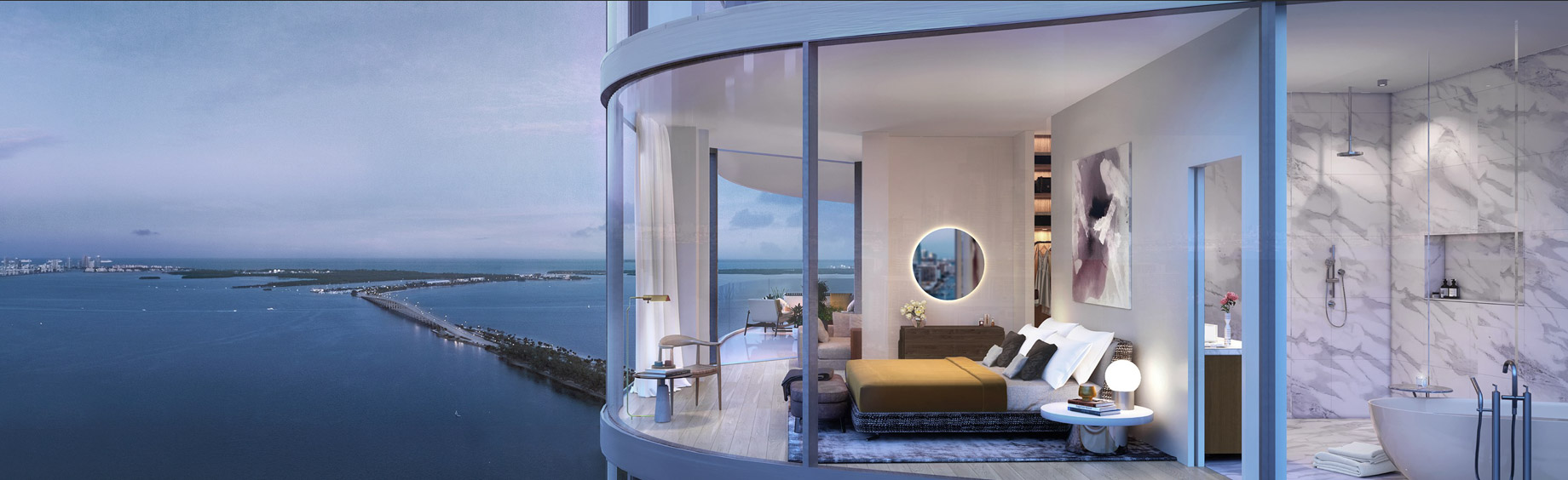 Luxury Condo View – UNA Residences – Brickell, Miami