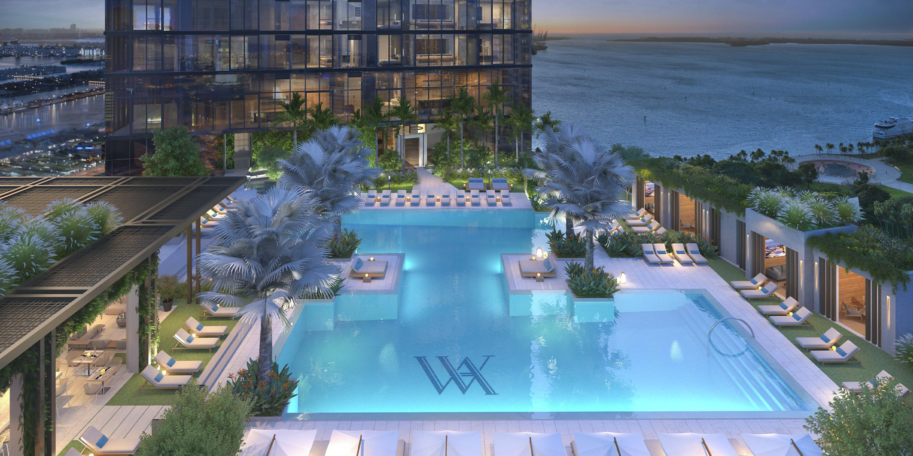 Pool – Waldorf Astoria Residences – Downtown Miami