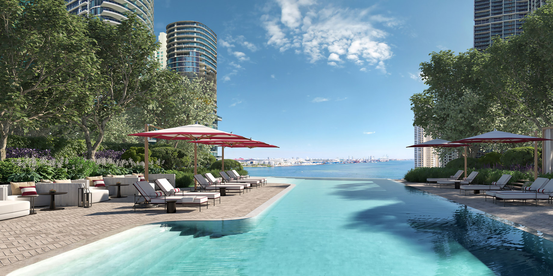 Pool – Baccarat Residences – Brickell, Miami