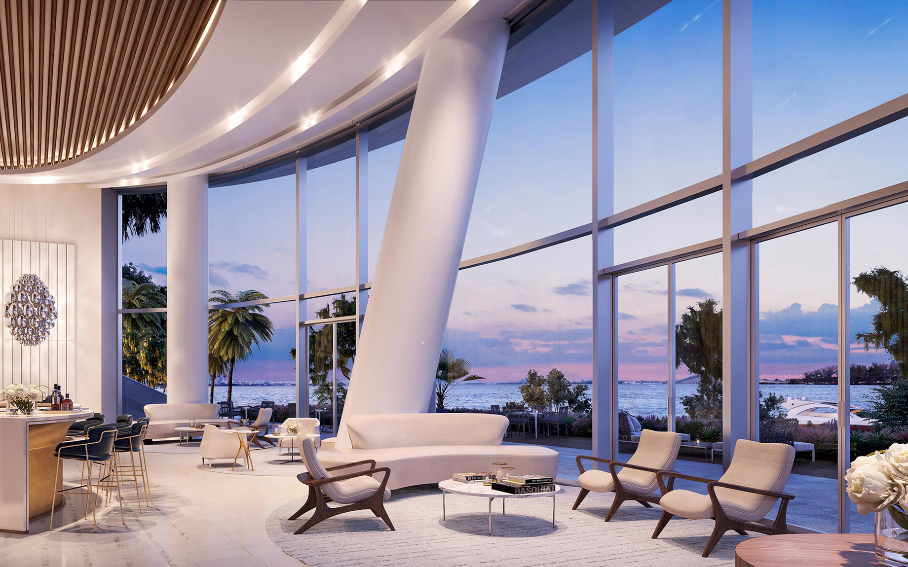 Lounge - UNA Residences - Brickell, Miami