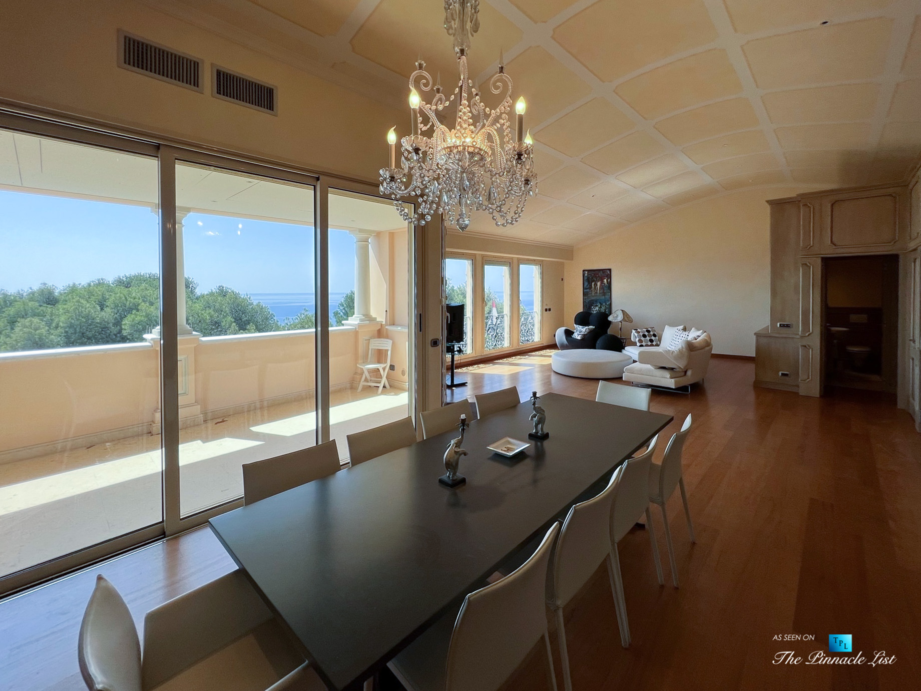 Monaco Long Term Rentals – Explore A Refined Luxury Duplex In Monaco Ville – Living Area