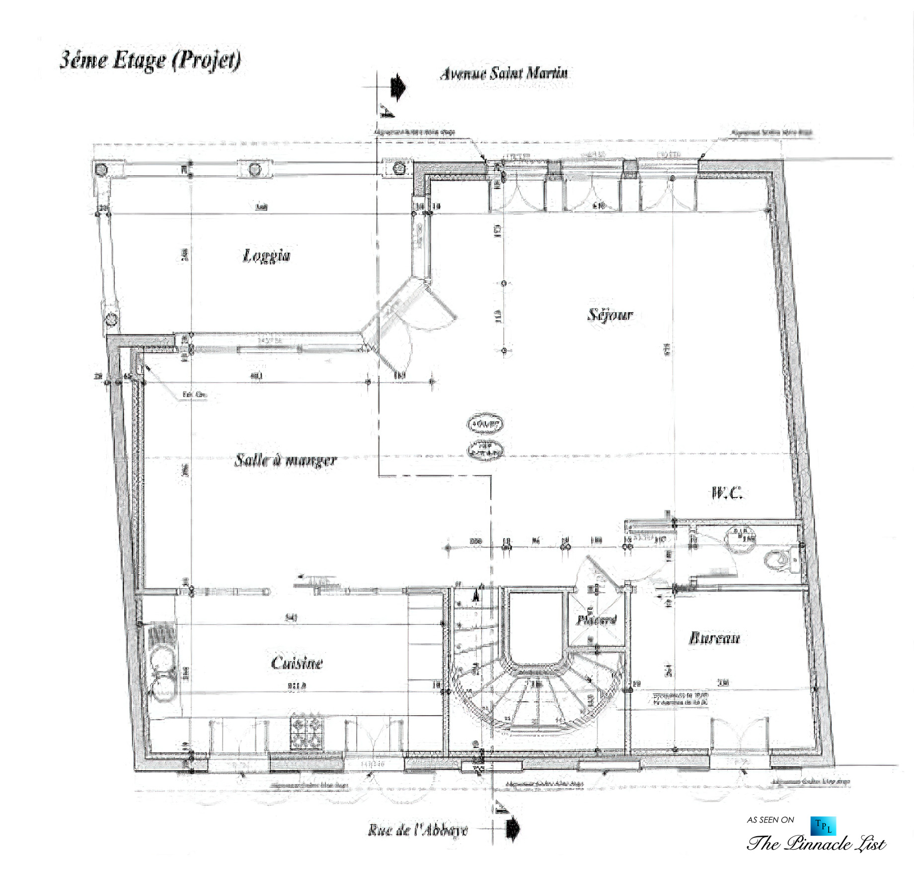 Monaco Long Term Rentals - Explore A Refined Luxury Duplex In Monaco Ville - Floor Plan