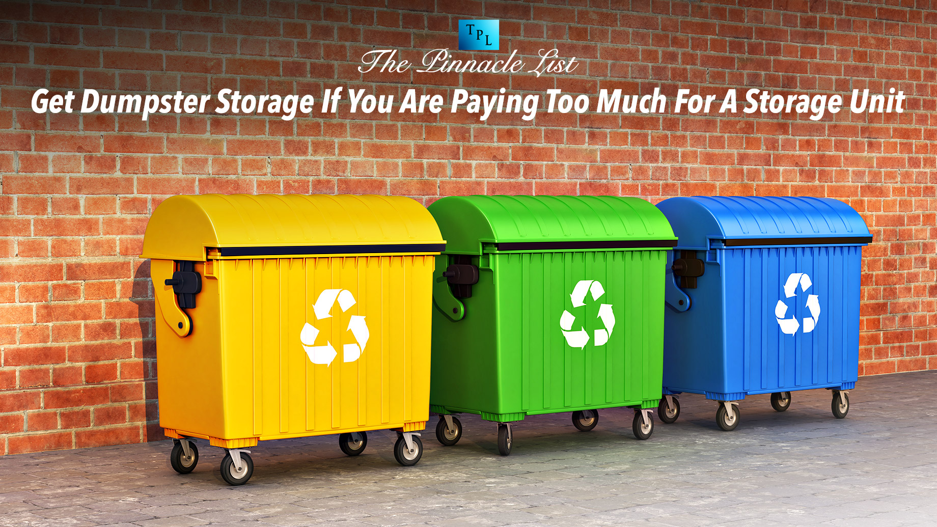 Get Dumpster Storage If You Are Paying Too Much For A Storage Unit