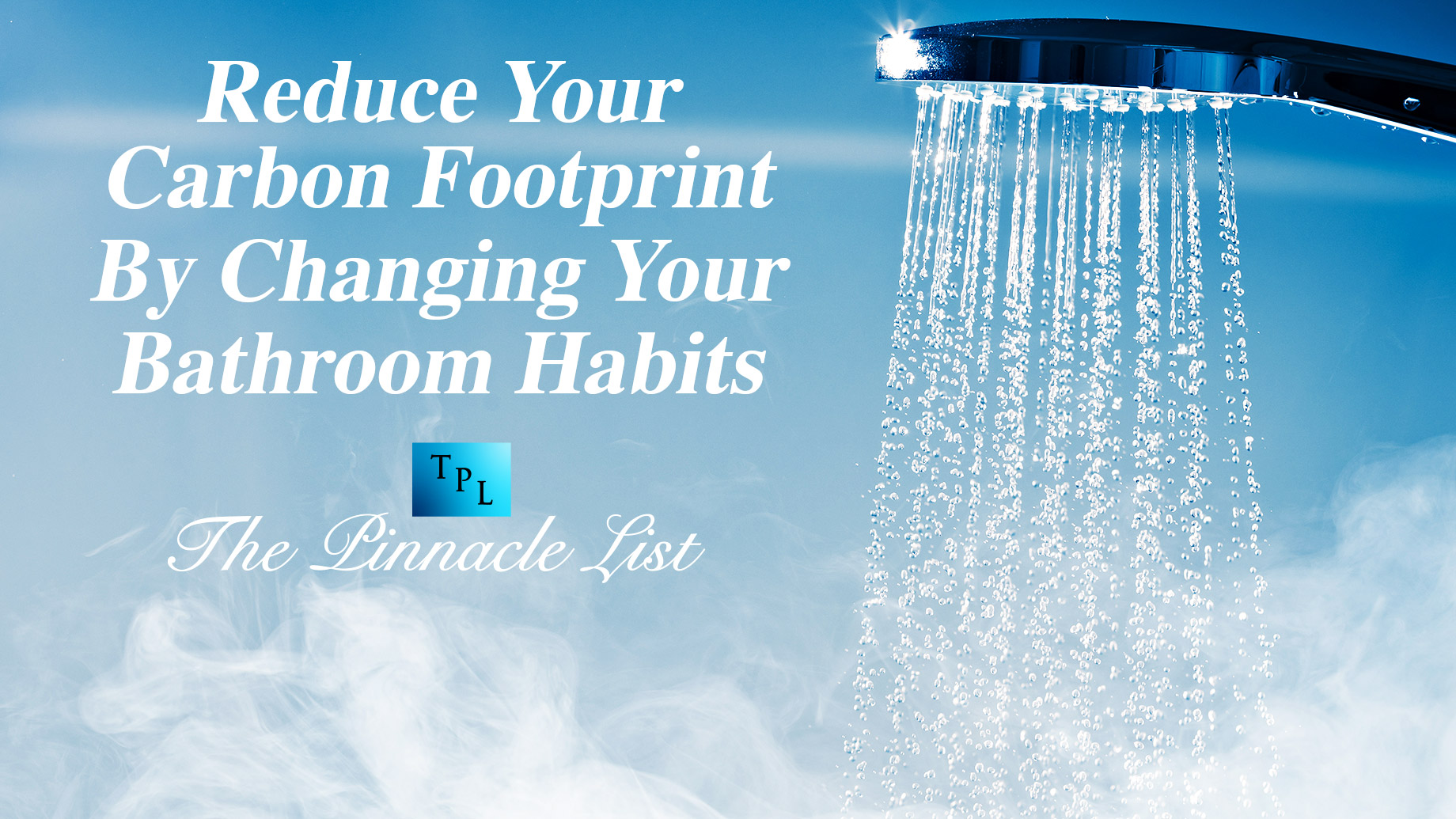 Reduce Your Carbon Footprint By Changing Your Bathroom Habits