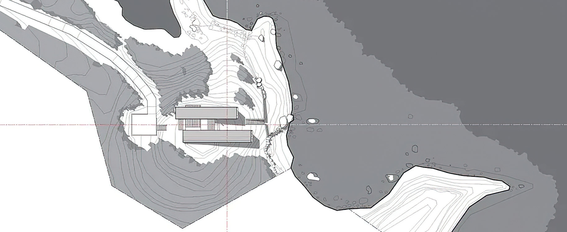 Two Hulls House – Port Mouton, NS, Canada – Site Plan