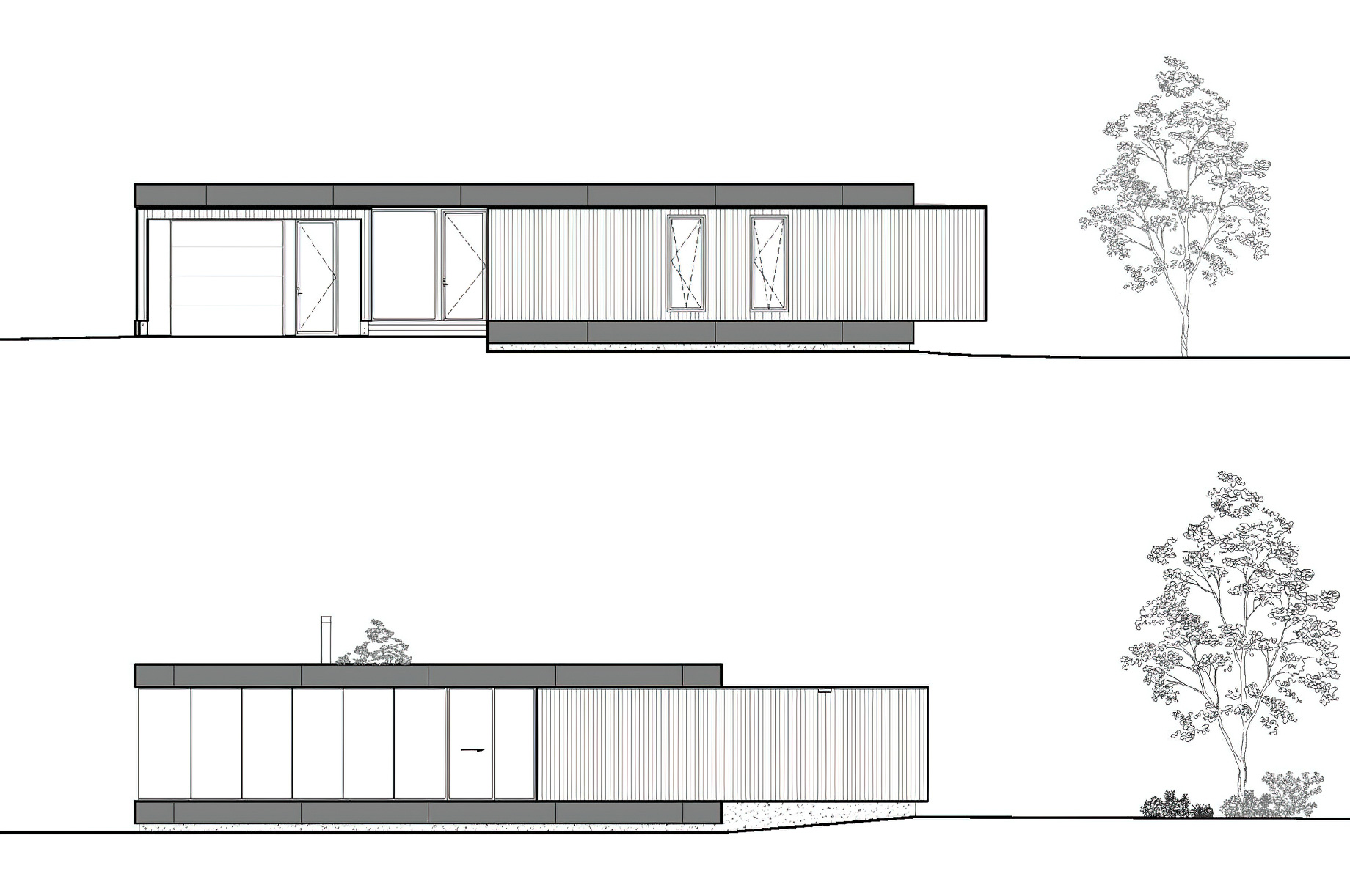 The Apple Tree House - Saint-Donat-de-Montcalm, QC, Canada - Elevations