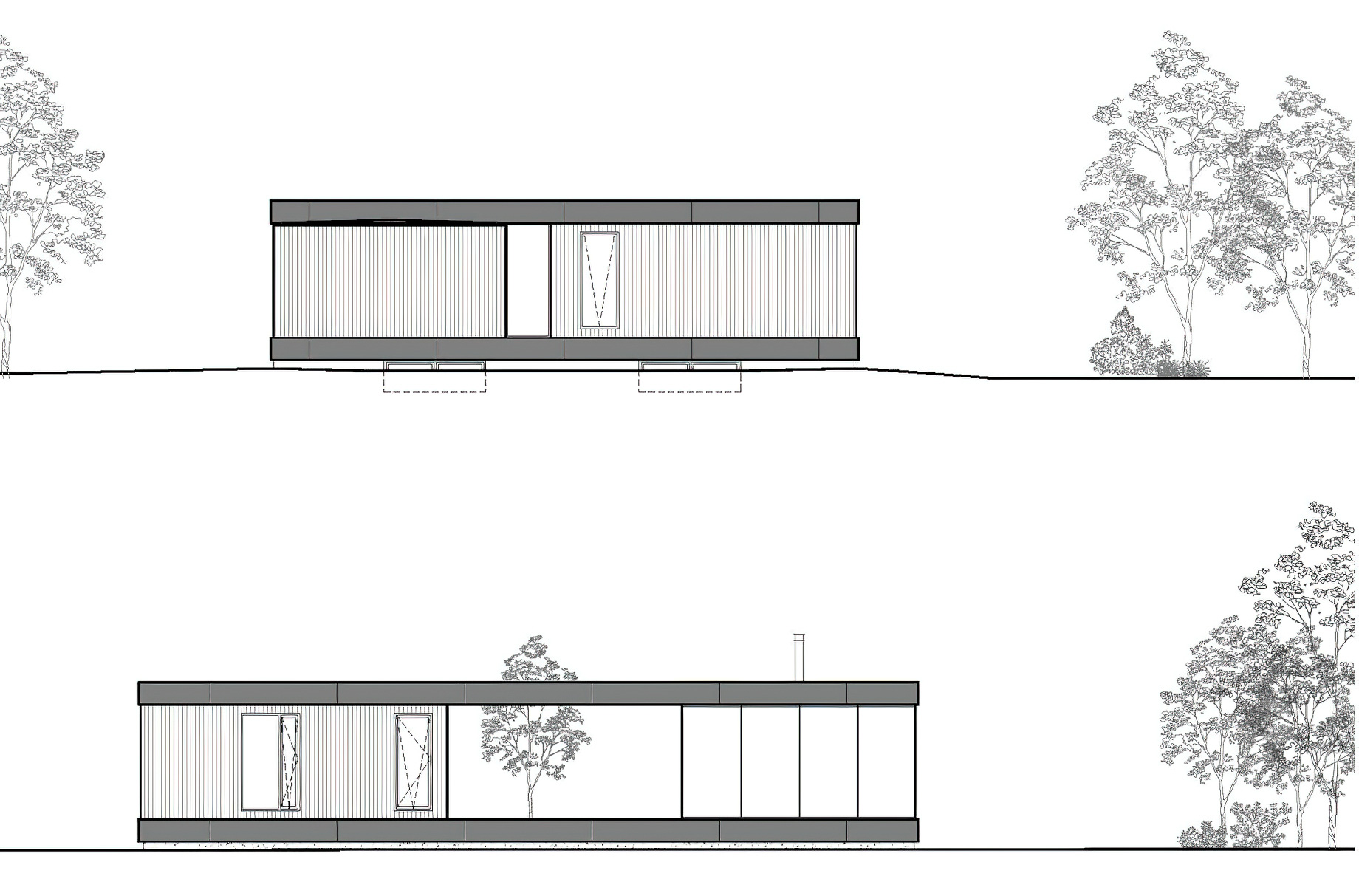 The Apple Tree House - Saint-Donat-de-Montcalm, QC, Canada - Elevations