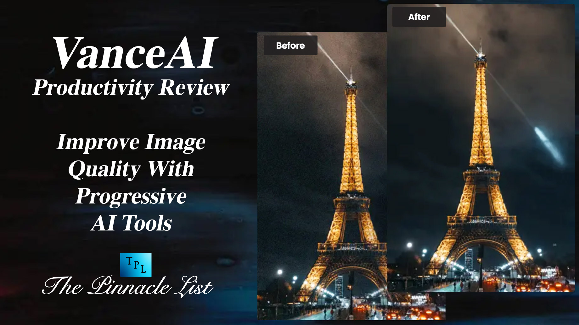 VanceAI Productivity Review: Improve Image Quality With Progressive AI Tools